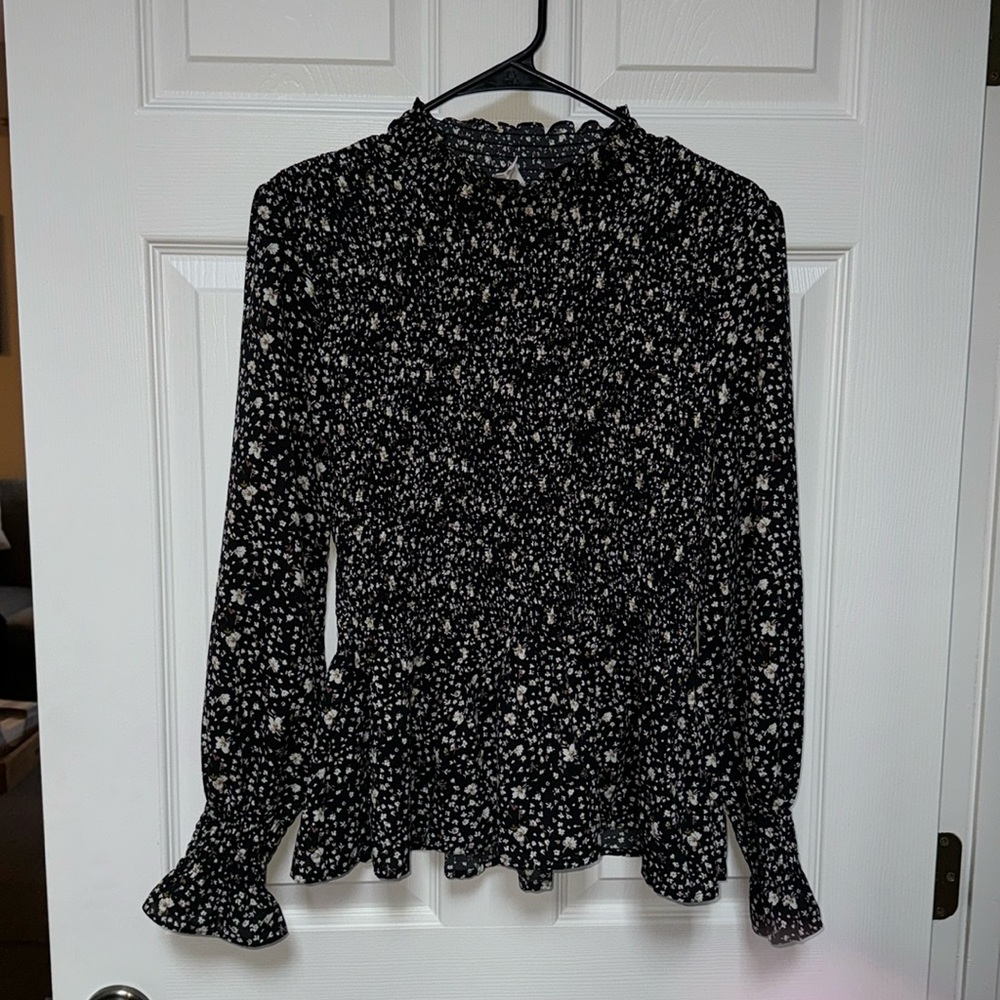 FLAWLESS Black Babydoll Top